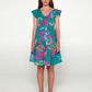 Γυναικεία Φόρεμα με Κοντό Μανίκι VAMP 100% ΒΑΜΒΑΚΙ 20421