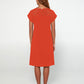 Γυναικεία Φόρεμα με Κοντό Μανίκι VAMP 95% ΒΙΣΚΟΖΙ – 5% ΕΛΑΣΤΑΝ 20514