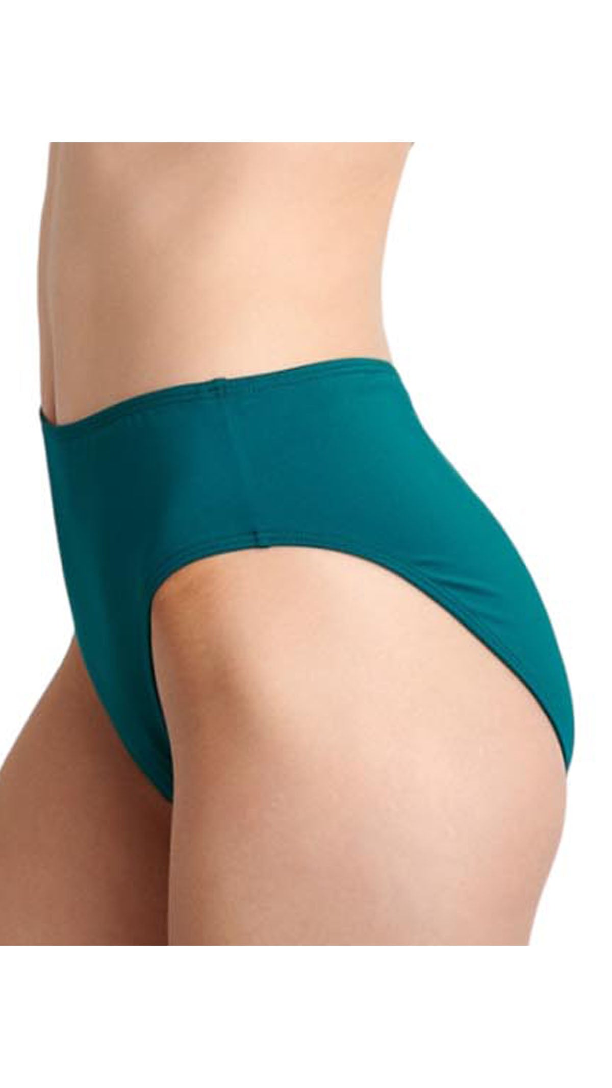 BLU4U ΓΥΝΑΙΚΕΙΟ ΨΗΛΟΜΕΣΟ ΜΠΙΚΙΝΙ BOTTOM 24365089 FASHION SOLIDS ΣΚΟΥΡΟ ΠΕΤΡΟΛ