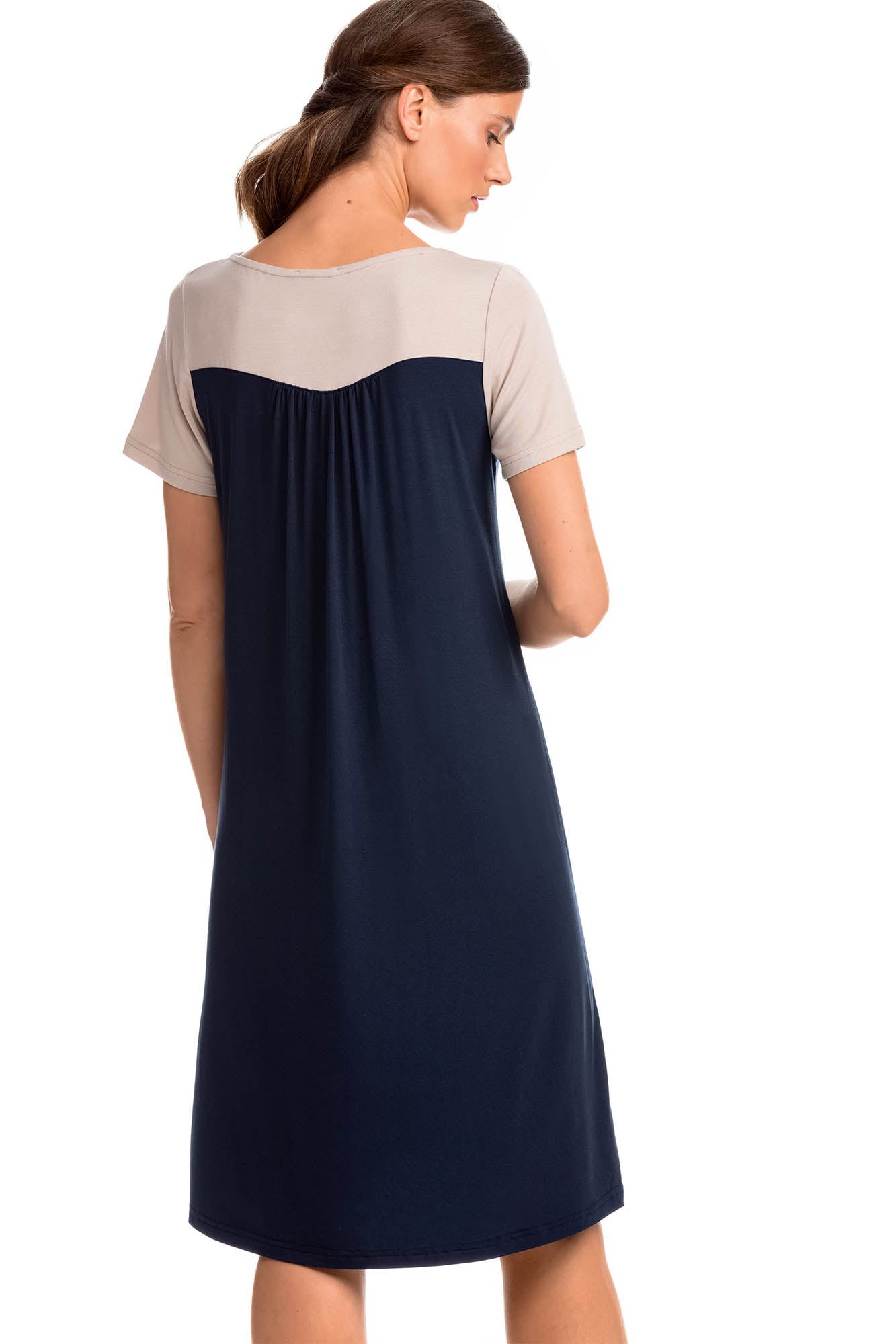 Vamp - Κοντομάνικο Φόρεμα 14187 BLUE MOON