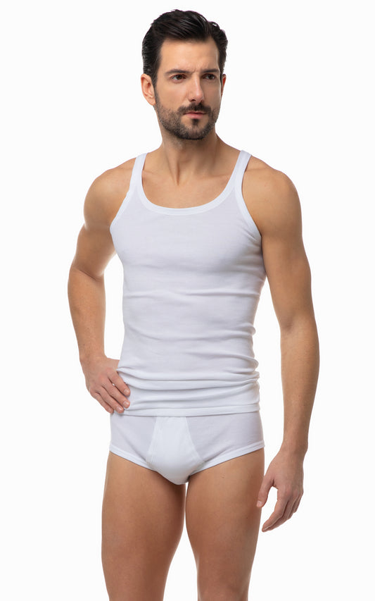 Classic Men's Sleeveless Undershirt 2 pcs 10902