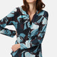 Printed Women's Pyjama Set with placket 90-52264