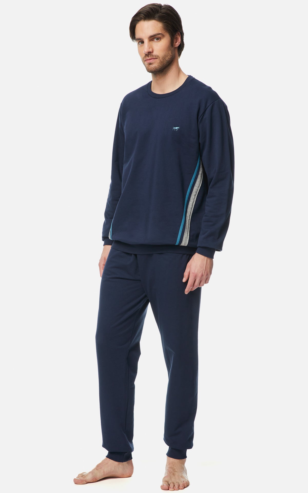 Bull Men's Sweat Pyjama Set 90-71044