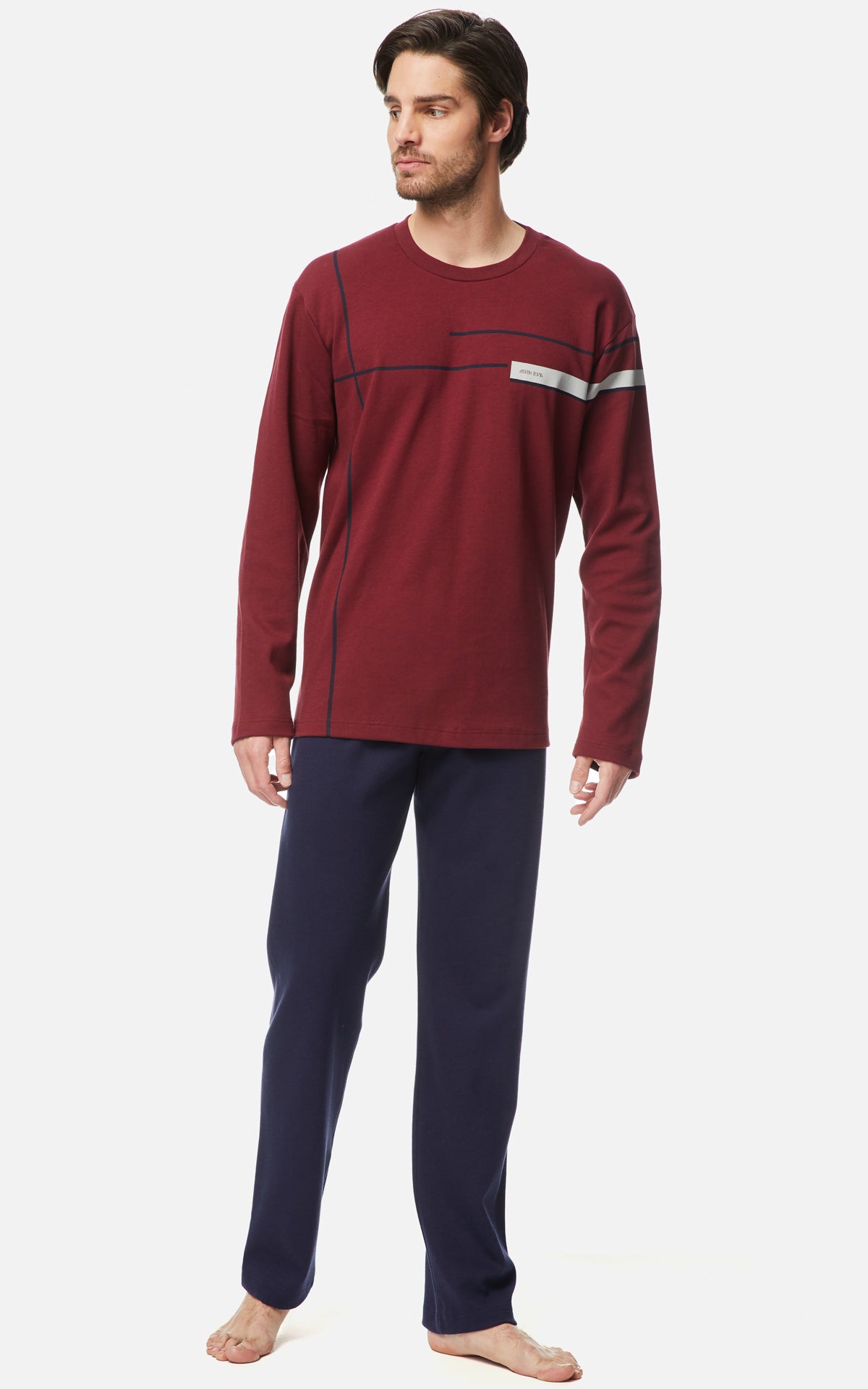 SALE NEW Minerva Lines Men's Pyjama Set 90-71048